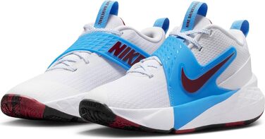 Кросівки баскетбольні Nike Team Hustle D 12 (36.5 EU) білі, червоні, сині