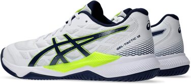 ASICS Gel-Tactic 12 чоловічі кросівки для залу 39 EU, біло-чорні