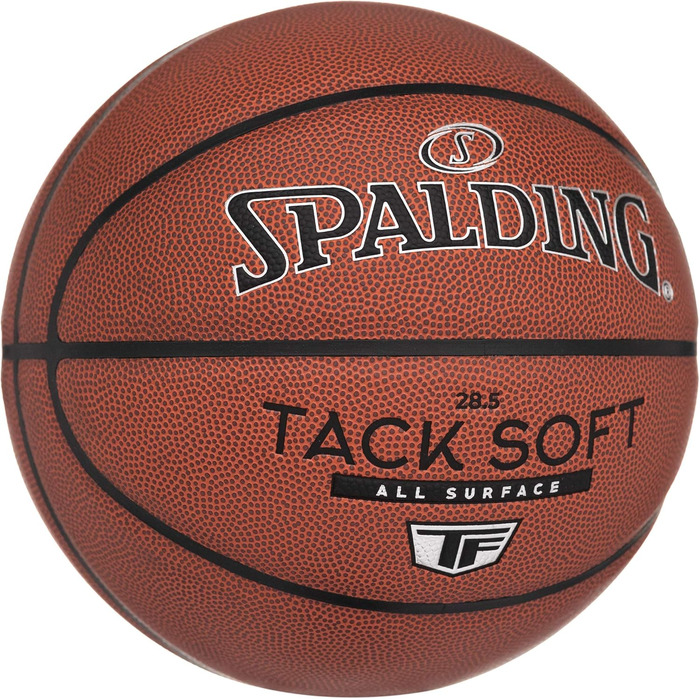 Баскетбольний м'яч Spalding Tack-Soft 2022 для залу та вулиці, розмір 6 (28.5 дюйма), середній, для тренувань