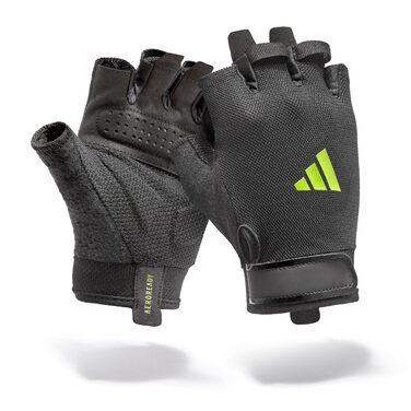 Рукавиці для тренувань Adidas Essential Aeroready (XS, Зелені) - вологовідвідні, з м'якою шкіряною долонею