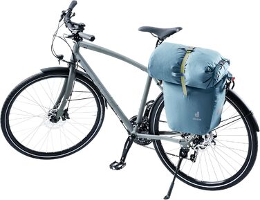 Велосипедна водонепроникна сумка Deuter Weybridge 25+5 л на багажник, Atlantic