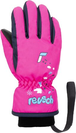 Дитячі рукавички Reusch Fingerhandschuhe III, рожево-блакитні