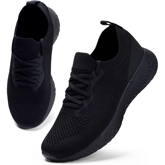 Жіночі кросівки HKR: чорні, легкі, дихаючі, для занять спортом та відпочинку, розмір 41 EU