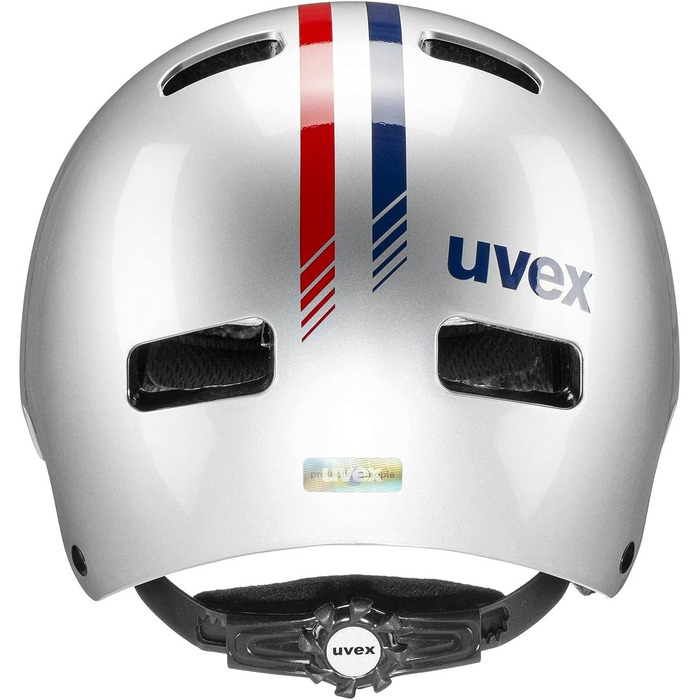 Велошолом Uvex Kid 3 для підлітків, унісекс, сріблястий, 55-58 см
