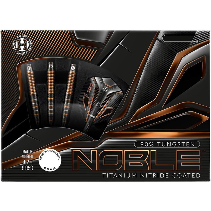 Дротики Harrows Noble 90% вольфрам, 26 г, для дартсу