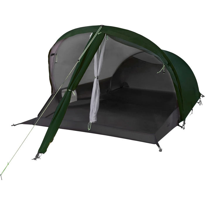 Намет Jack Wolfskin Gossamer II Tunnel, 1-місний, зелений Mountain Green