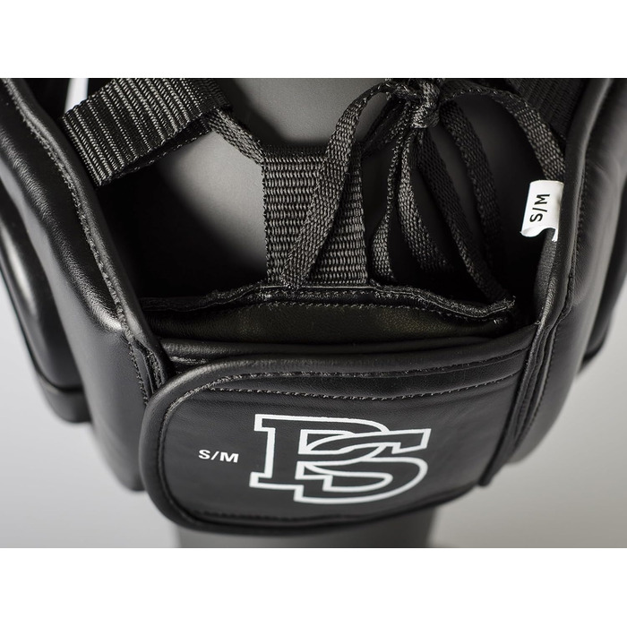 Захист голови Paffen Sport FIT для боксу, кікбоксингу, муай-тай (M/L, чорний/білий)