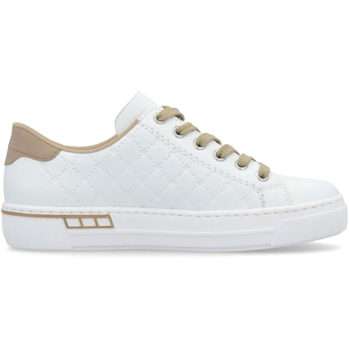 Кросівки жіночі Rieker L88W2 білі, низькі, 39 EU - зручне взуття для міста