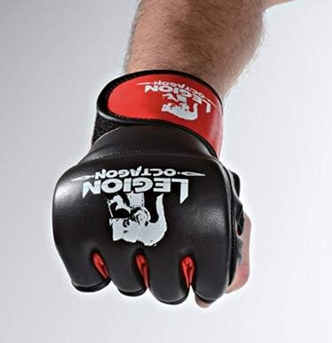 Рукавички для ММА KWON Legion Octagon XXL, шкіряні, для боїв