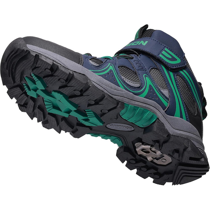 Дитячі зимові черевики ASHION для хлопчиків та дівчаток, утеплені, трекінгові, кольори: блакитний, зелений (33 EU)