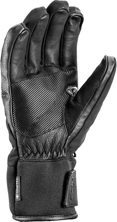 Лижні рукавички LEKI Performance 3D GTX, чорні, розмір 9.5, мембрана Gore-Tex, чоловічі пальчикові рукавиці
