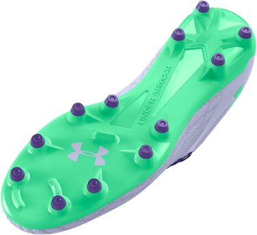 Кросівки футбольні Under Armour Magnetico Select 3.0 FG Unisex, білі, капри (45 EU, фіолетовий)