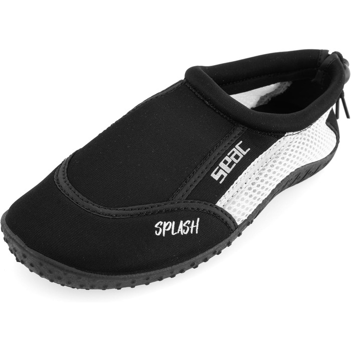 SEAC Splash: Швидкісні аквашузи для дорослих та дітей, для моря, пляжу та басейну (Чорно-білі, 28 EU)