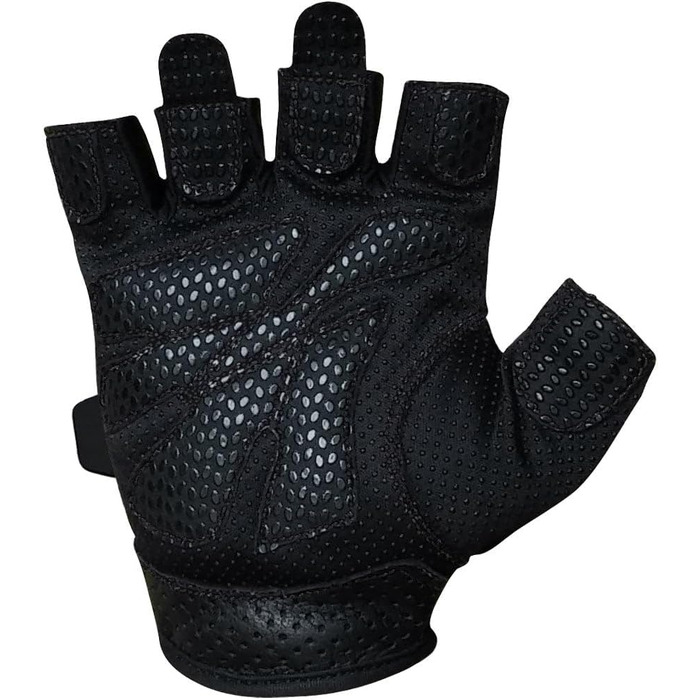 Рукавички для важкої атлетики Meiter Fit Grip з Amara-шкірою (Чорний, XS)