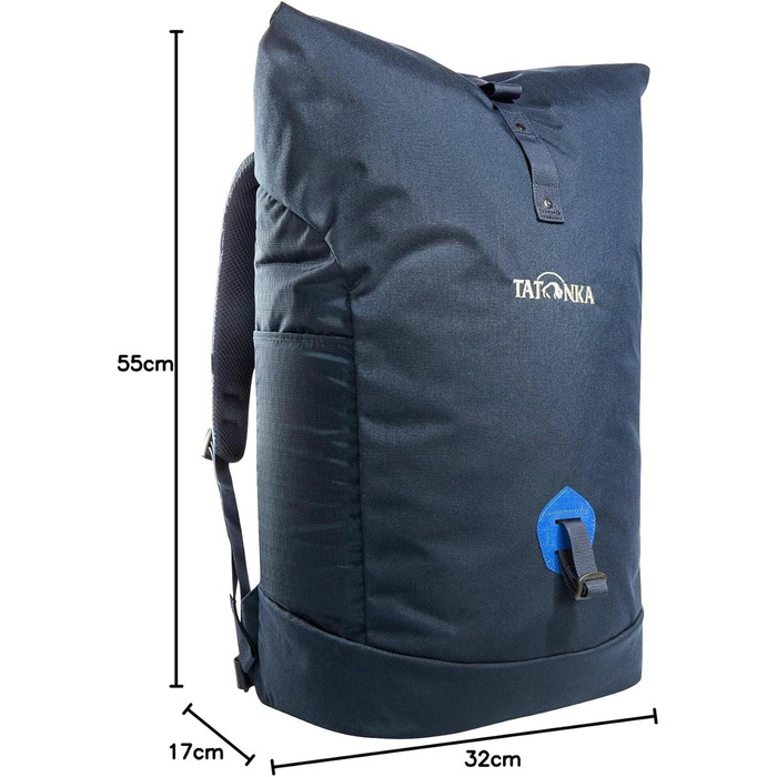 Рюкзак Tatonka Grip Rolltop 34 л з відділенням для ноутбука 15'' — міський рюкзак із роллтоп-застібкою, водонепроникний, для подорожей та щоденного використання