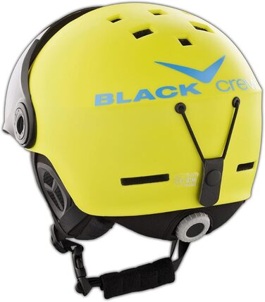 Шолом гірськолижний BLACK CREVICE Saalbach з візором (жовто-блакитний) | Unisex, 58-61 см | Для чоловіків та жінок