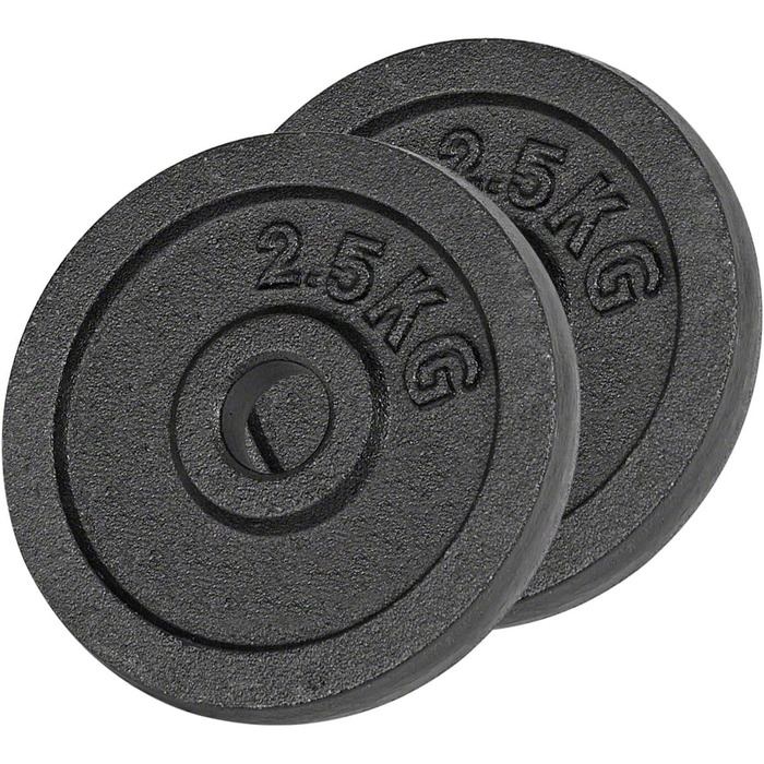 Диск для штанги Sport-Tec 2,5 кг, чавунний, отвір 3 см