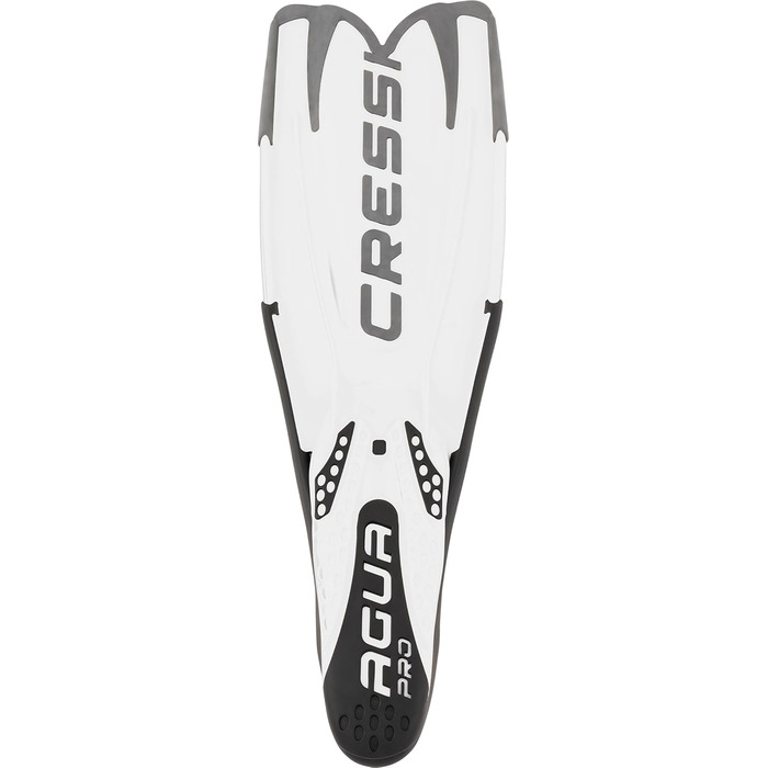Ласти Cressi Agua Pro Vollfußflosse (36/37, білі) - професійні ласти для плавання та дайвінгу