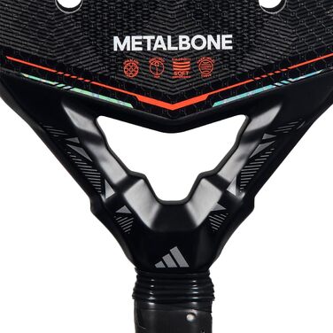 Ракетка для падел Adidas Metalbone 2026 (чорна) 502г - Професійна