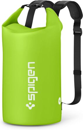 Водонепроникний мішок Spigen Aqua Shield 30L: Сумка, рюкзак для пляжу, плавання, кемпінгу, катання на човні та каяку (Cactus Green)