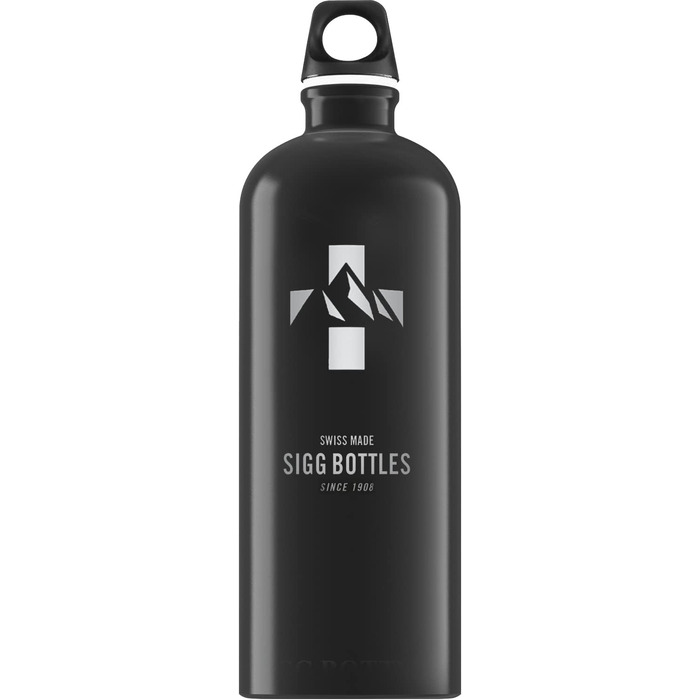 SIGG Алюмінієва пляшка для води Traveller, швейцарська, легка, не протікає, для газованих напоїв, BPA-free, для туризму, 0,6/1/1,5 л