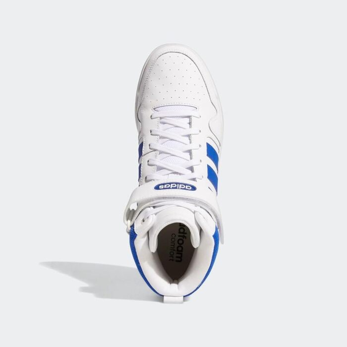 Баскетбольне взуття Adidas для чоловіків, розмір 44 2/3 EU, білий, Team Royal Blue, Grey