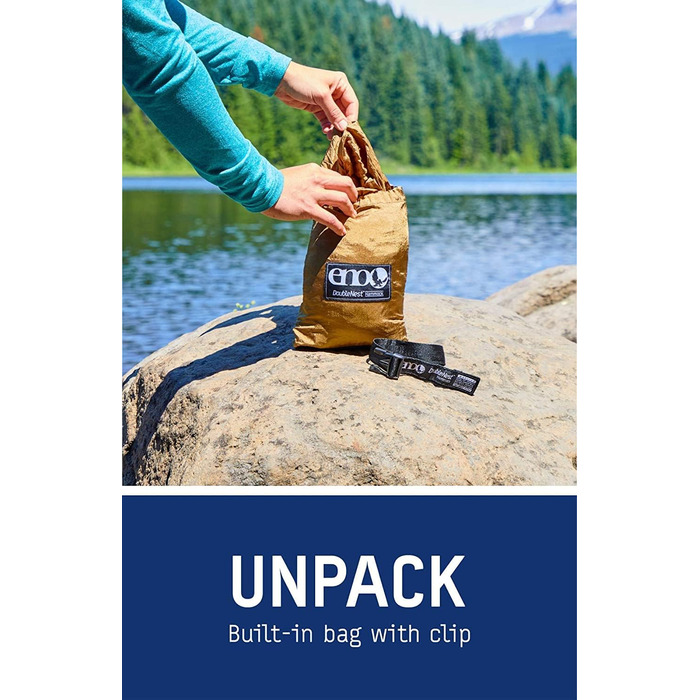 Гамак для кемпінгу ENO DoubleNest, 1-2 особи, лімітована серія Sunshine, ATC