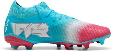 Футбольні бутси PUMA Future 8 Match Fg/Ag для унісекс, біло-чорно-червоні, розмір 40.5 EU