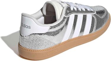 Жіночі кросівки adidas Breaknet Sleek (40.5 EU, сріблястий/білий, пісочна підошва)