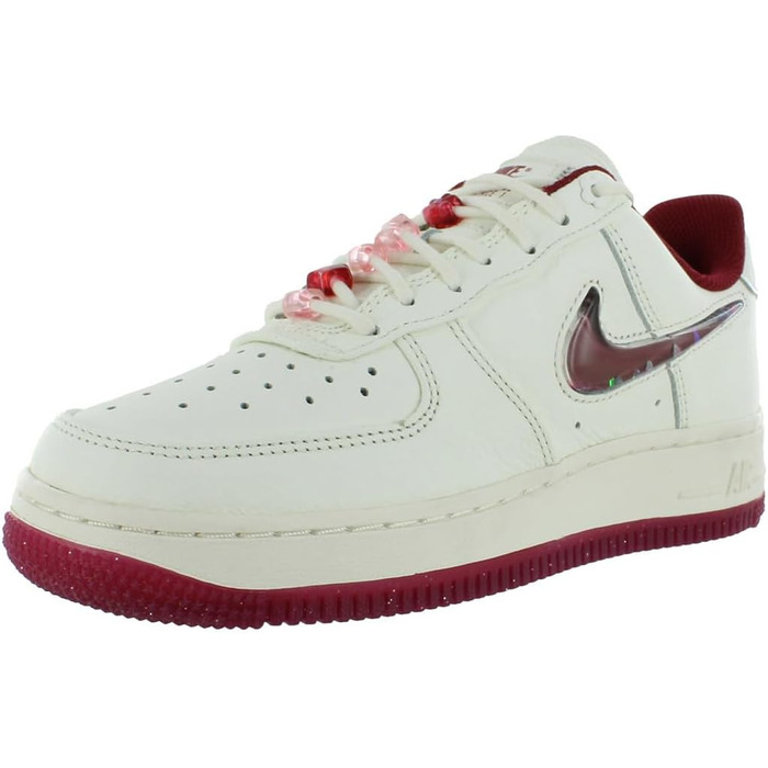 Кросівки Nike Air Force 1 для жінок, білі (36 EU), Sail Team Red