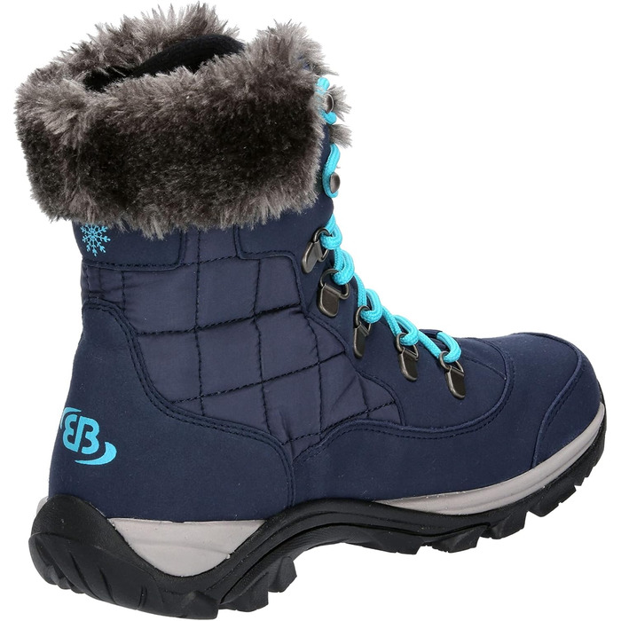 Чоботи снігові жіночі Brütting Himalaya, 40 EU, блакитний, темно-синій