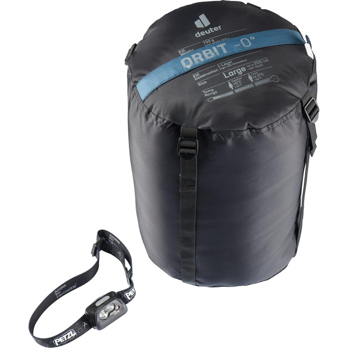 Спальний мішок Deuter Orbit 0° L - великий, Zip right