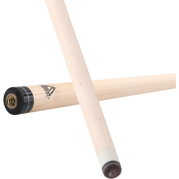 CUESOUL Більярдний кий 58 дюймів, 21oz, 13 мм наконечник, з Irish Wrap, у комплекті сумка для кия блакитного/коричневого кольору PC011