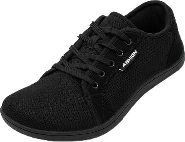 ASHION Взуття для ходьби та бігу без шкарпеток (44 EU, широкі, чорні)