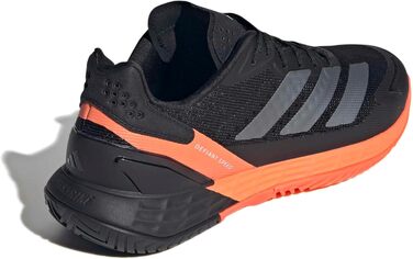 Чоловічі тенісні кросівки Adidas Defiant Speed 2, розмір 41 1/3 EU, чорний/помаранчевий