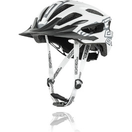 Велосипедний шолом O'NEAL Enduro All-Mountain для дорослих, ефективна вентиляція, регулювання розміру, білий, L/XL/XXL (58-63 см)