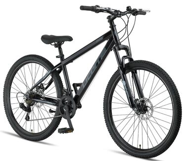 Гірський велосипед Licorne Bike Thunder Premium для дорослих та дітей, 27.5 дюймів, дискові гальма, чорний