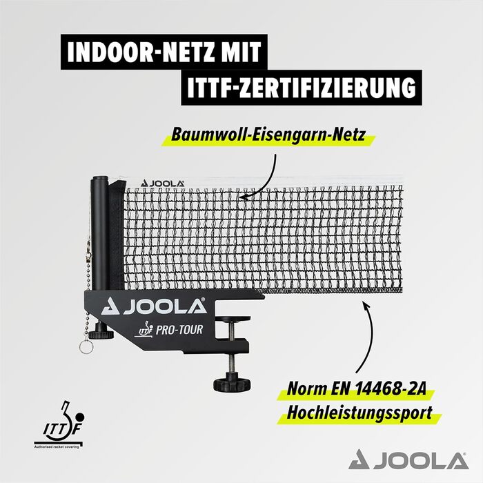 Набір столу для пінг-понгу Joola Post Pro Tour – сітка, чорний, 152 см