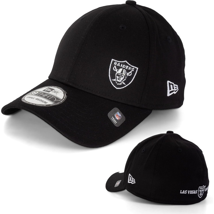 Кепки New Era 39THIRTY з логотипами MLB, NFL, NBA: Chicago Bulls, Lakers, Raiders, Yankees, Dodgers, Chiefs, Buccaneers, Saints, Sox, 49ers (Las Vegas Raiders)
