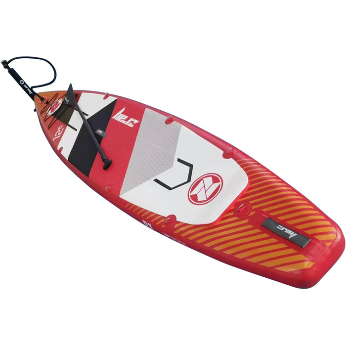 Надувна SUP-дошка Zray Rapid 12'6, подвійний Dropstitch + карбоновий стрингер, комплект, вантажопідйомність 160 кг, 381x76x15 см
