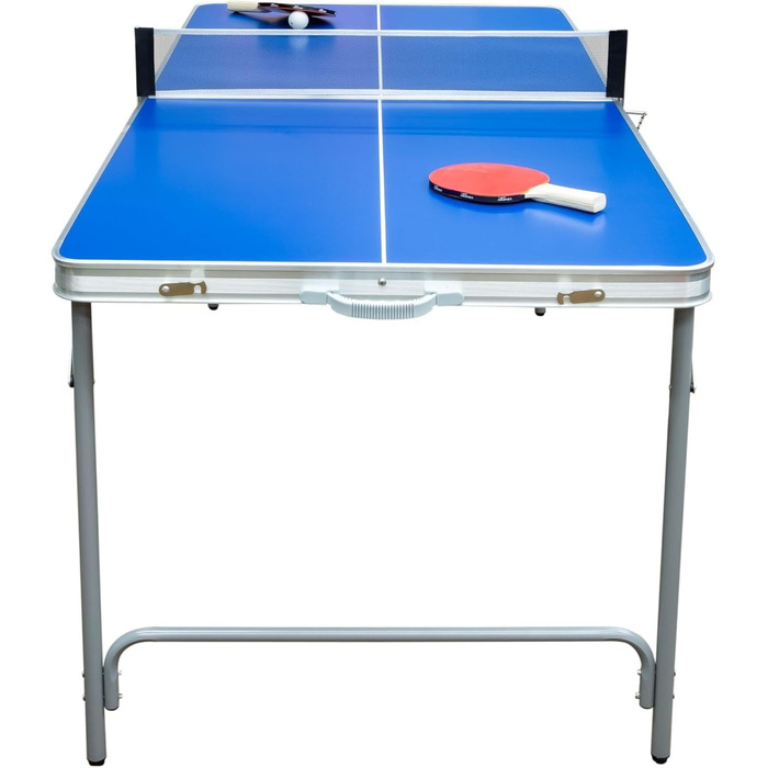 Стіл для пінг-понгу складний Fabula для дітей та підлітків, Indoor & Outdoor, розмір midi, 165x84x72 см, FASports з сіткою, ракетками, м'ячем