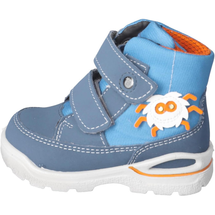 Зимові черевики RICOSTA JAN для хлопчиків, дитячі черевики для перших кроків, ширина: середня, змінна устілка, Sympatex, світловідбивачі (22 EU, Pavone Adriatic 140)