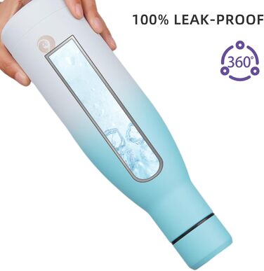 Термос BJPKPK 500 мл з нержавіючої сталі: термокружка-пляшка, багаторазова, для напоїв, чорно-червона, зберігає холод та тепло