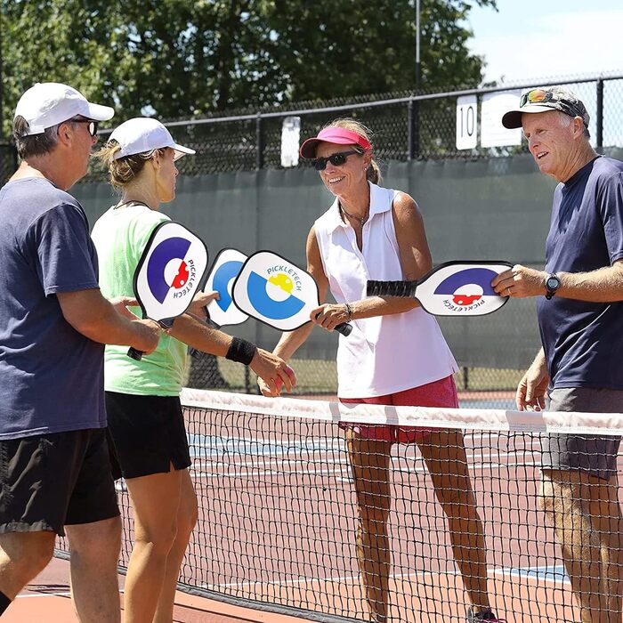 PickleTech PRO Набір для піклболу - професійний комплект з міцною сталевою рамою та PEHD сіткою