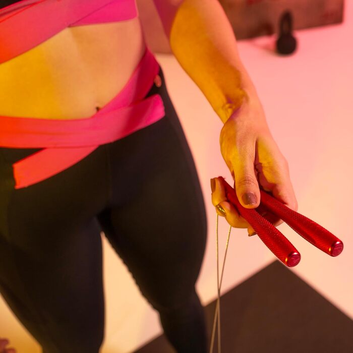 Стрибкове канат Elite Jumps Bullet Comp – професійне швидкісне канат для тренувань Double Under та фітнесу – легкий та міцний, чорний