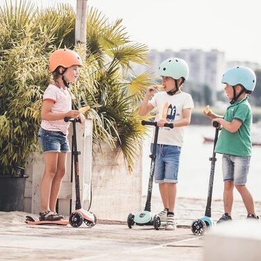 Дитячий самокат Scoot&Ride Highwaykick 3 LED, рожевий, підсвітка коліс
