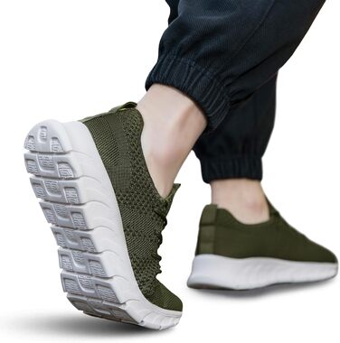 Чоловічі кросівки Damyuan: спортивні, для бігу, туризму, тенісу та фітнесу (47 EU, зелені)