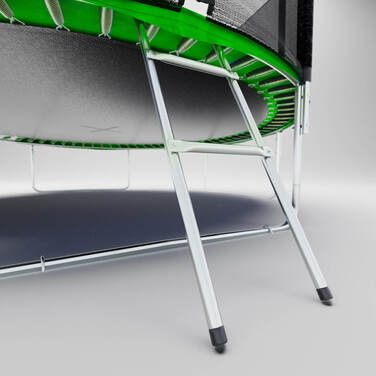 Батут Hop-Sport 10ft (305см) зелений з внутрішньою сіткою