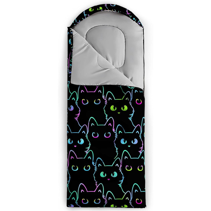 Спальний мішок HOSIMA з м'ячем для холодного клімату, для дорослих, хлопчиків та дівчаток, водонепроникний, теплий, для кемпінгу, піших прогулянок, відпочинку на природі, подорожей, полювання, компресійний мішок Multi 8