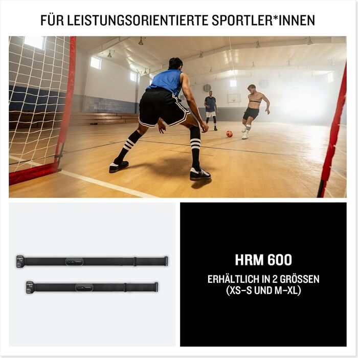 Гармін HRM 600 - нагрудний датчик серцевого ритму з вимірюванням точних даних про частоту серцевих скорочень та HFV, кроків, швидкості та відстані, до 2 місяців роботи від акумулятора, розмір M-XL